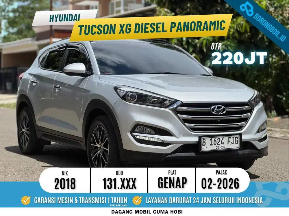 DIESEL! HYUNDAI TUCSON XG CRDI AT 2018 PANORAMIC