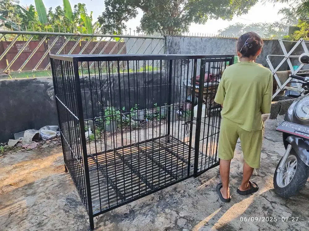 Kandang Anjing Baru besi 8 mm