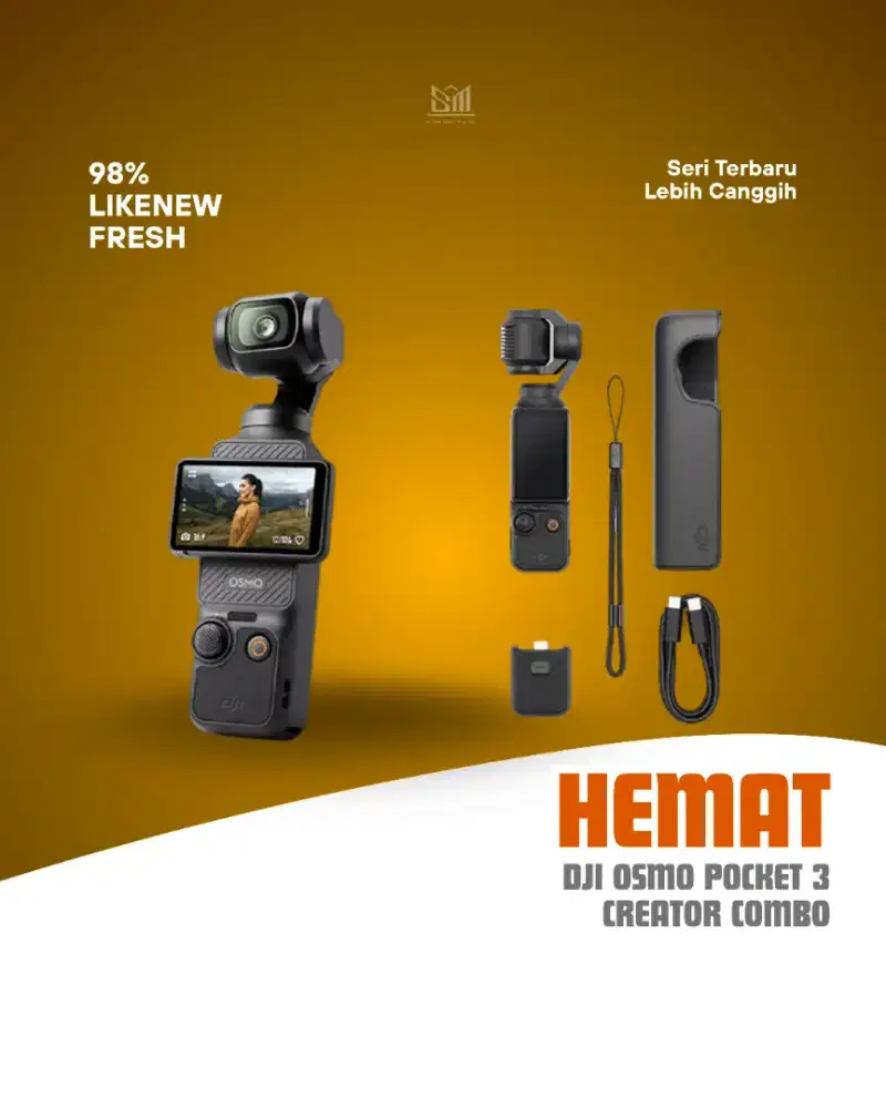 Tinggal Pakai | DJI Osmo Pocket 3 Creator Combo Super Like New
