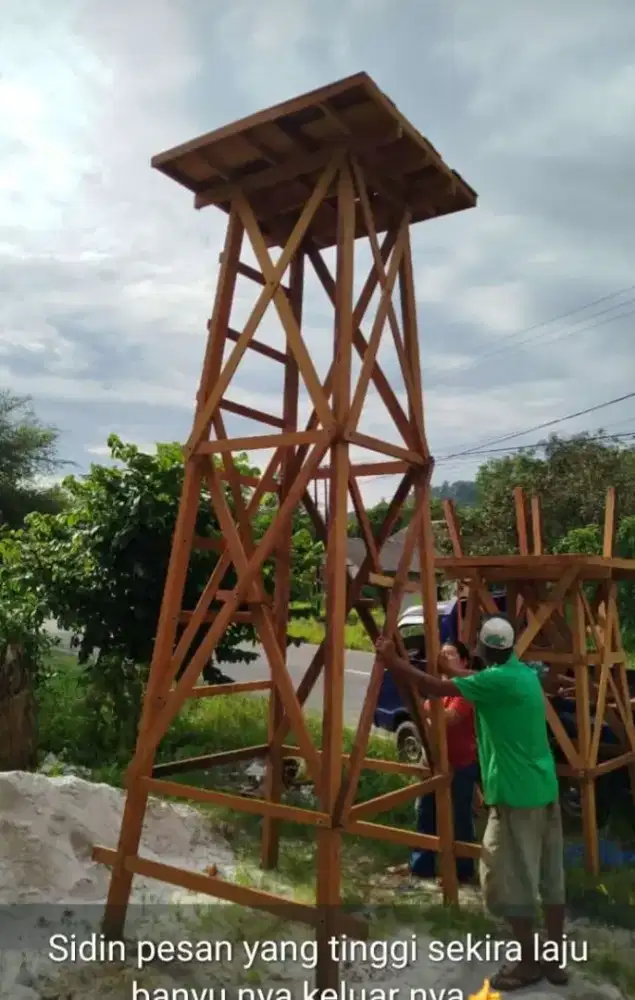 Tower tandon tinggi 4 mtr
