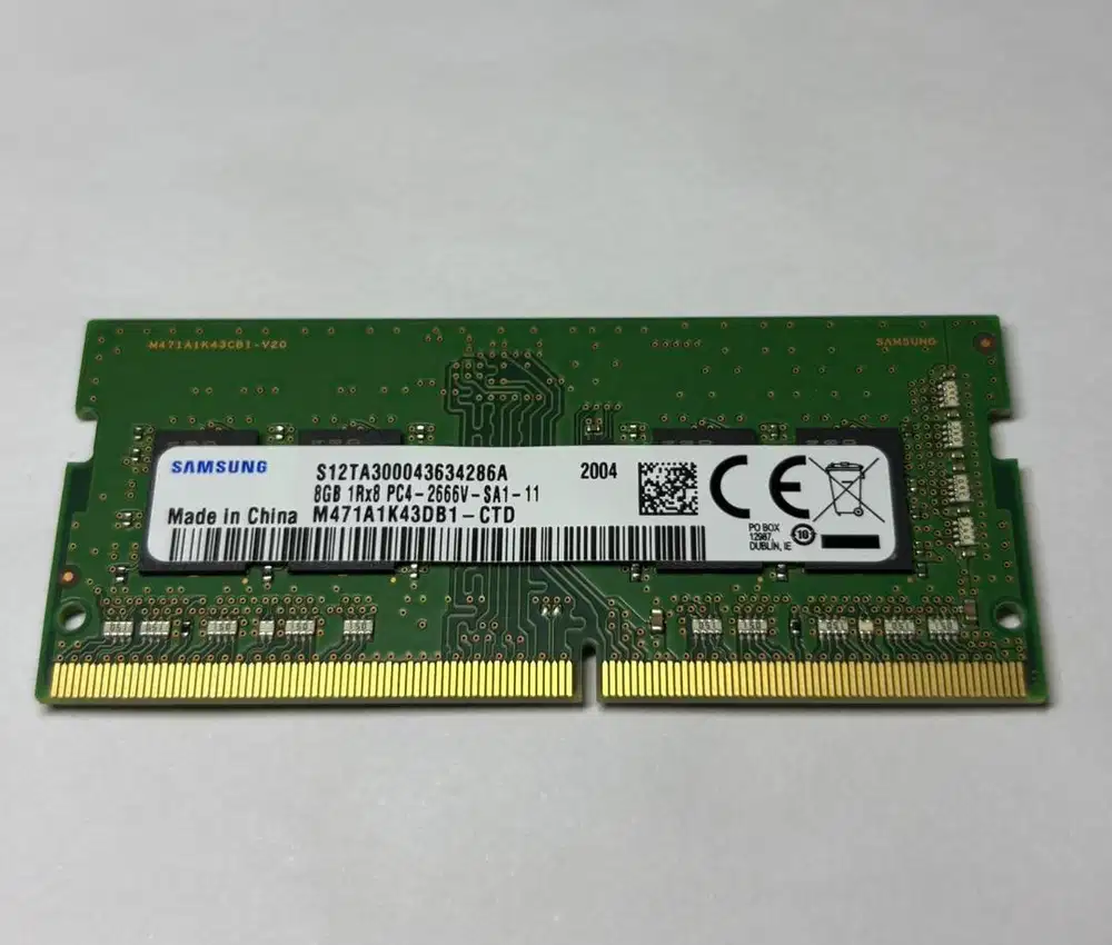 RAM SAMSUNG ORI DDR4 8GB 2666 MHz SODIMM laptop