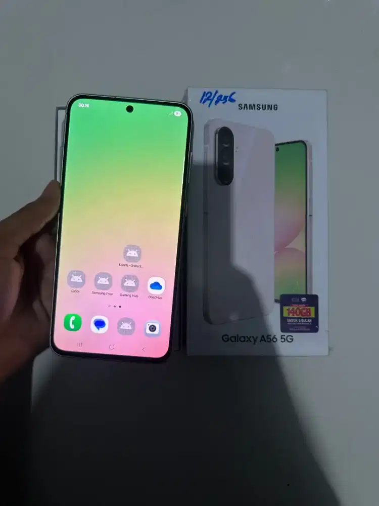 SAMSUNG A56 5G

RAM 12 / 256 GB

FULLSET

MINUS LECET PEMAKAIN