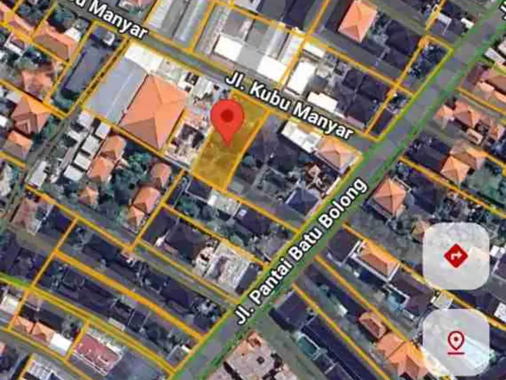 Tanah Komersil Langka di Batu Bolong Canggu Lokasi Strategis