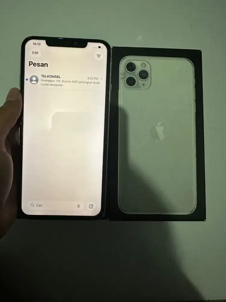 Iphone 11 pro max 512 GB inter

FULLSET

IMEI REGIST TELKOM