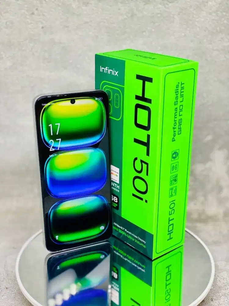INFINIX HOT 50i RAM 12 (6+6/128) GARANSI RESMI AGUSTUS 2026 98% MULUS