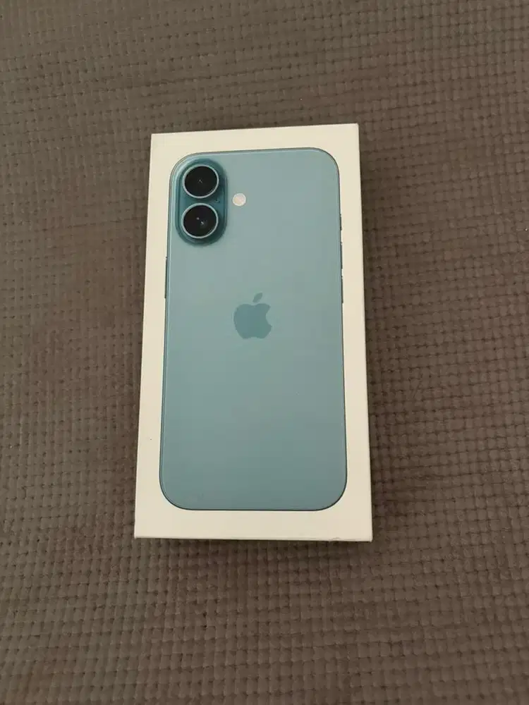 Dijual iPhone 16 256GB Teal Color