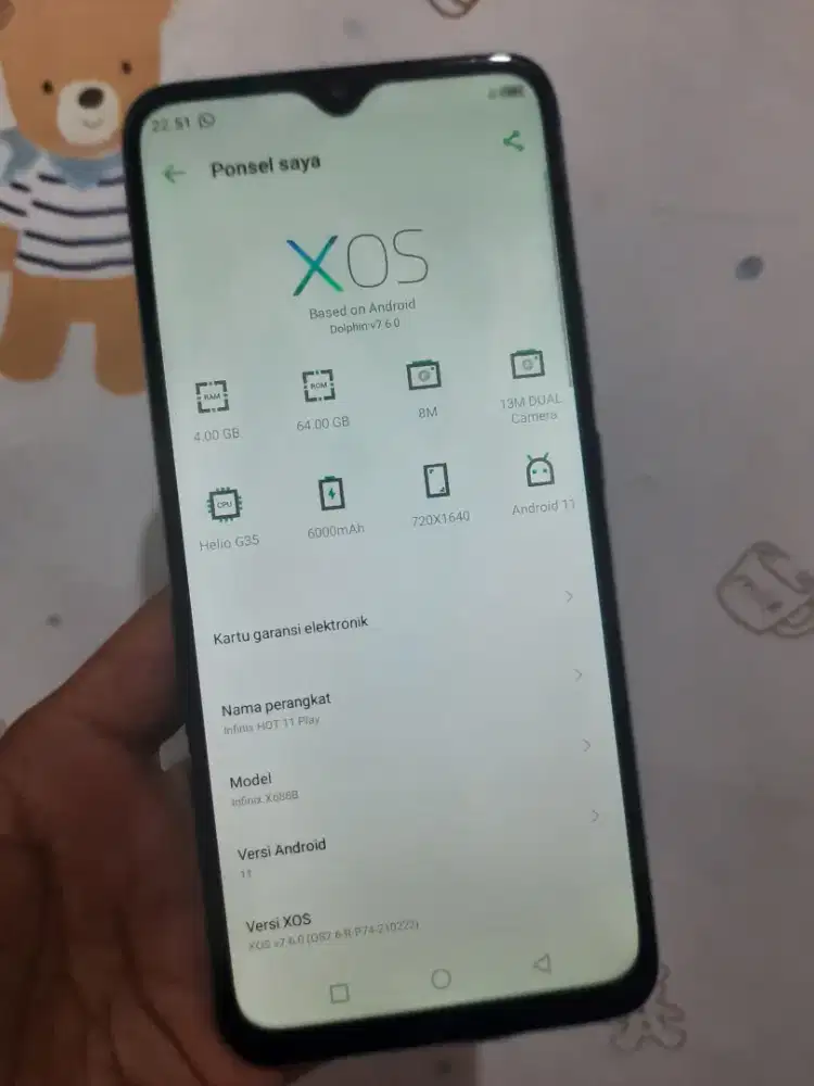 Infinix Hot 11 play 4/64