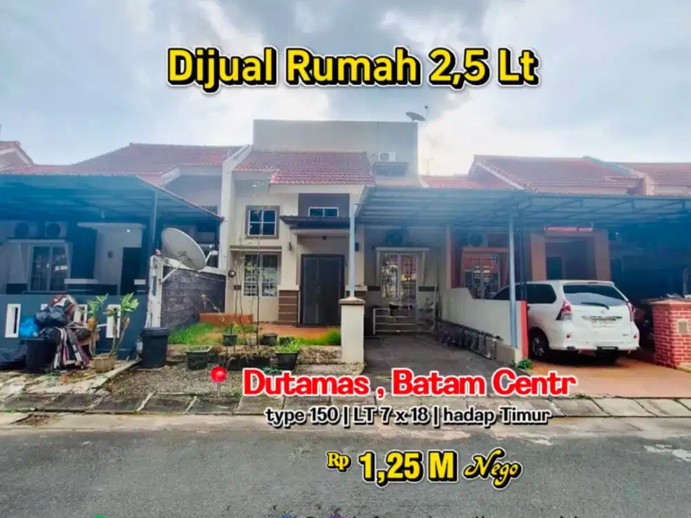 Dijual Murah rumah 2,5 lantai dutamas