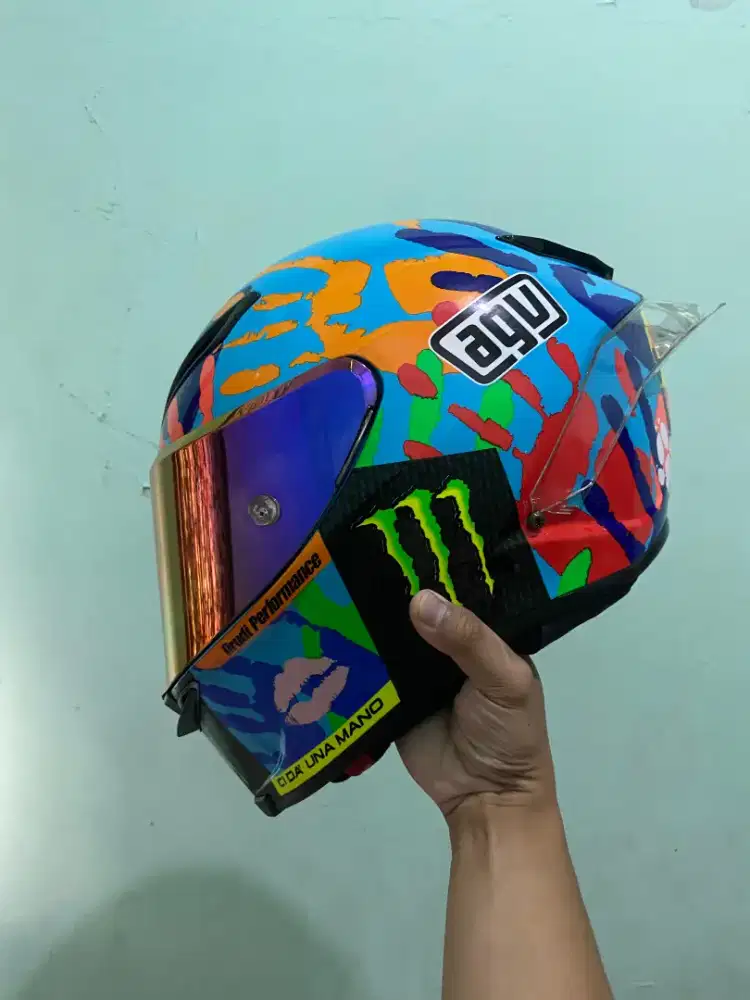 Agv Pista Hand Misano Clone 1:1 FRP