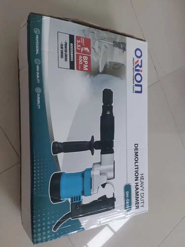 Mesin Jack Hammer Bobok Beton Orion DH-0810 Demolition Hammer DH-0810
