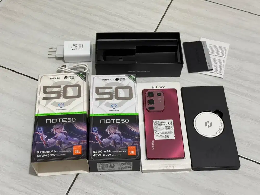 Infinix note 50 8/256gb mulus 10000% like new fullset garansi