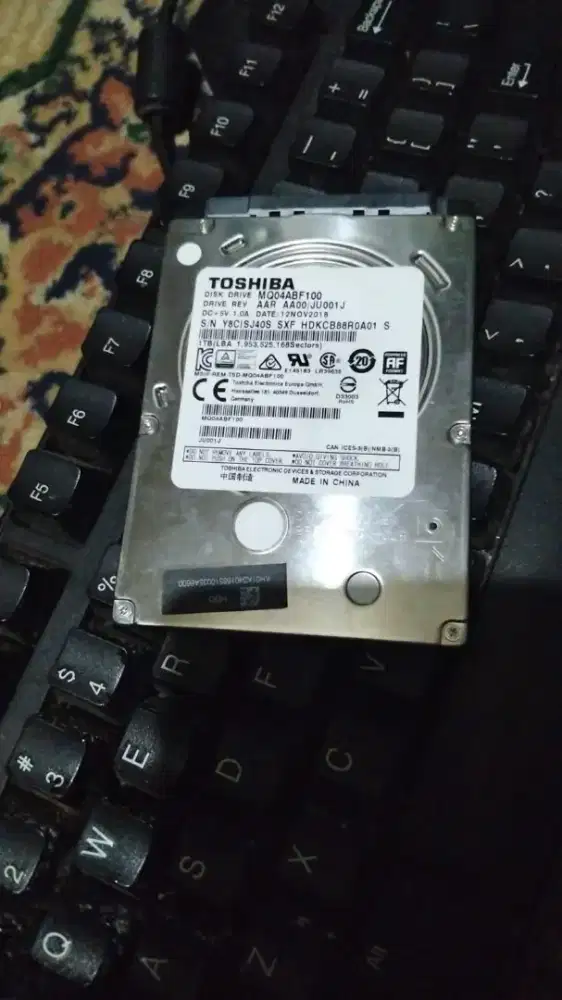 HARDISK  SATA3  2,5 LAPTOP/PS TOSHIBA SLIM 1000GB/1TB  WIN10 JAKSEL