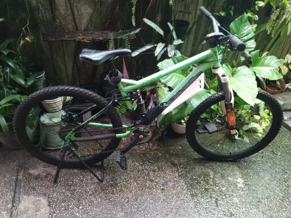 Sepeda MTB Fullsus Upgrade siap pakai