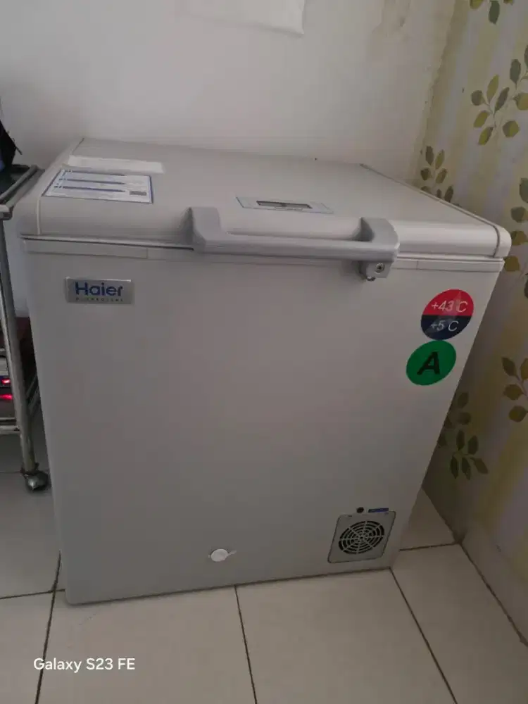 Kulkas Vaksin Haier HBC-80, kondisi 99%