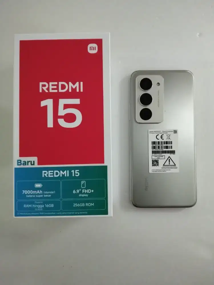 Redmi 15 ram 8gb memori 256gb