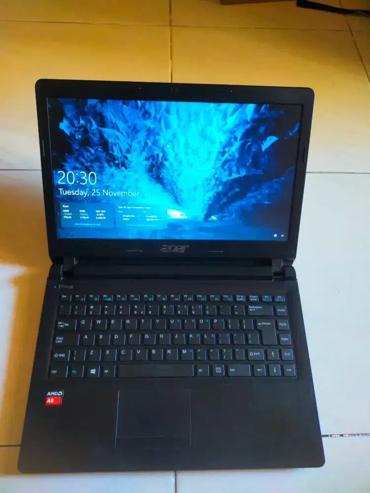 Dijual laptop Acer Aspire z3-451 AMD A8-7410 Ram 8GB SSD 128GB Win 11