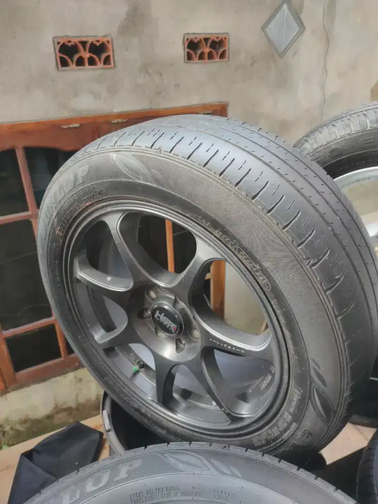 Ban plus velg hsr ring 16 lubang 4 siap pakai