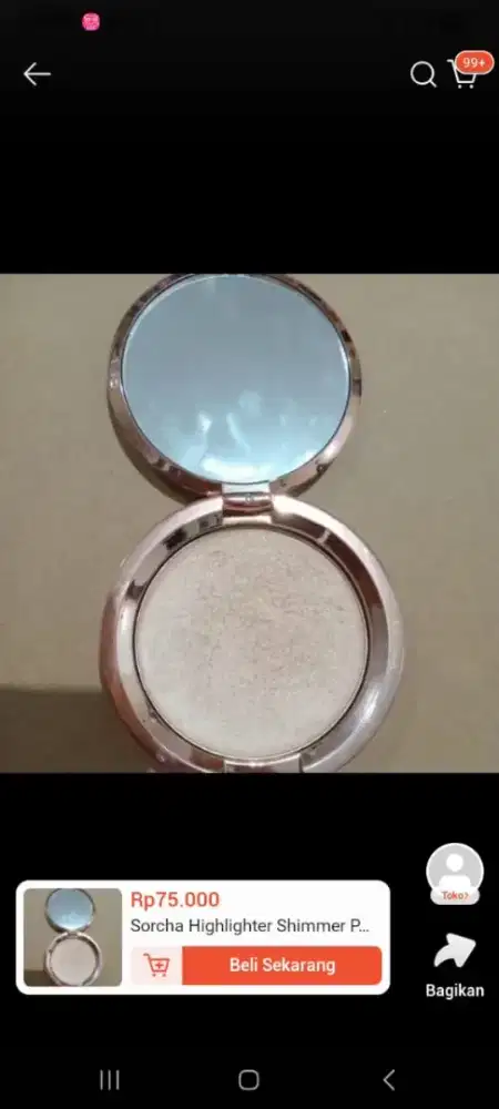 Sorcha Highlighter Shimmer Powder Halal (Natuna)