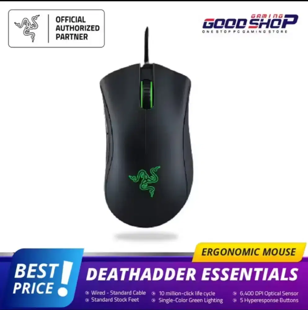 Razer Deathadder Essential Black Mouse