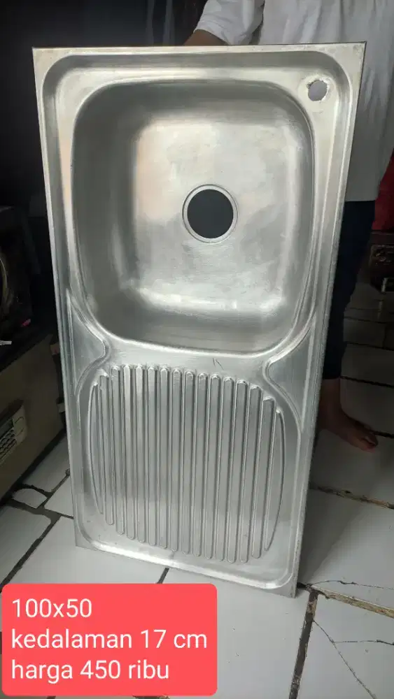 SINK WESTAFEL STAINLESS 100x50x17