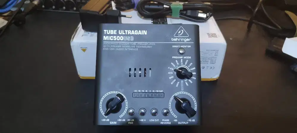 Audio Interface + Tube Preamp (Nego)