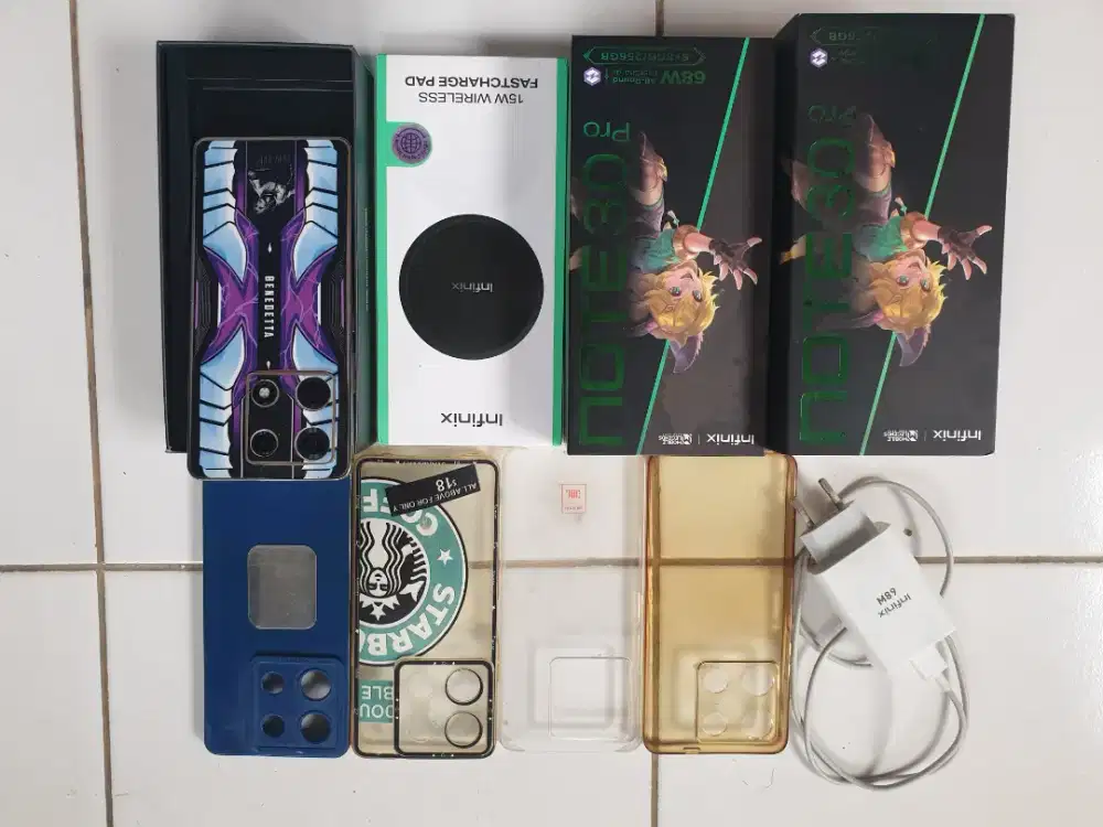 Jual cepat infinix note 30 pro 8/256gb fullset