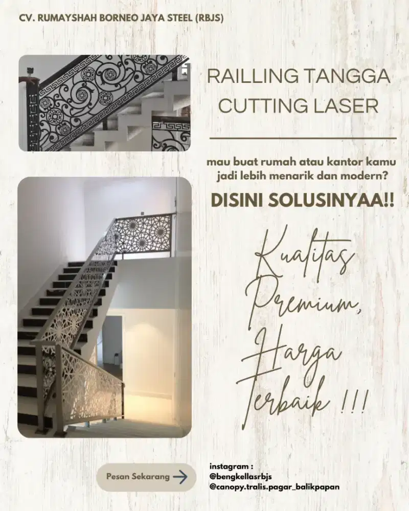 RAILLING TANGGA MEWAH