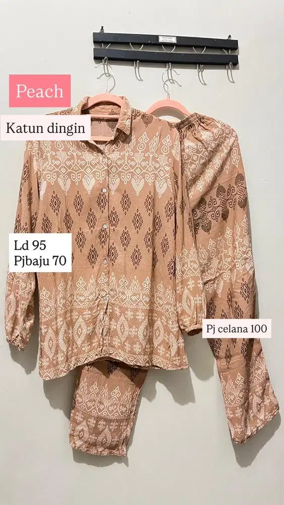 Prelov murah dress marocoo dan oneset peach