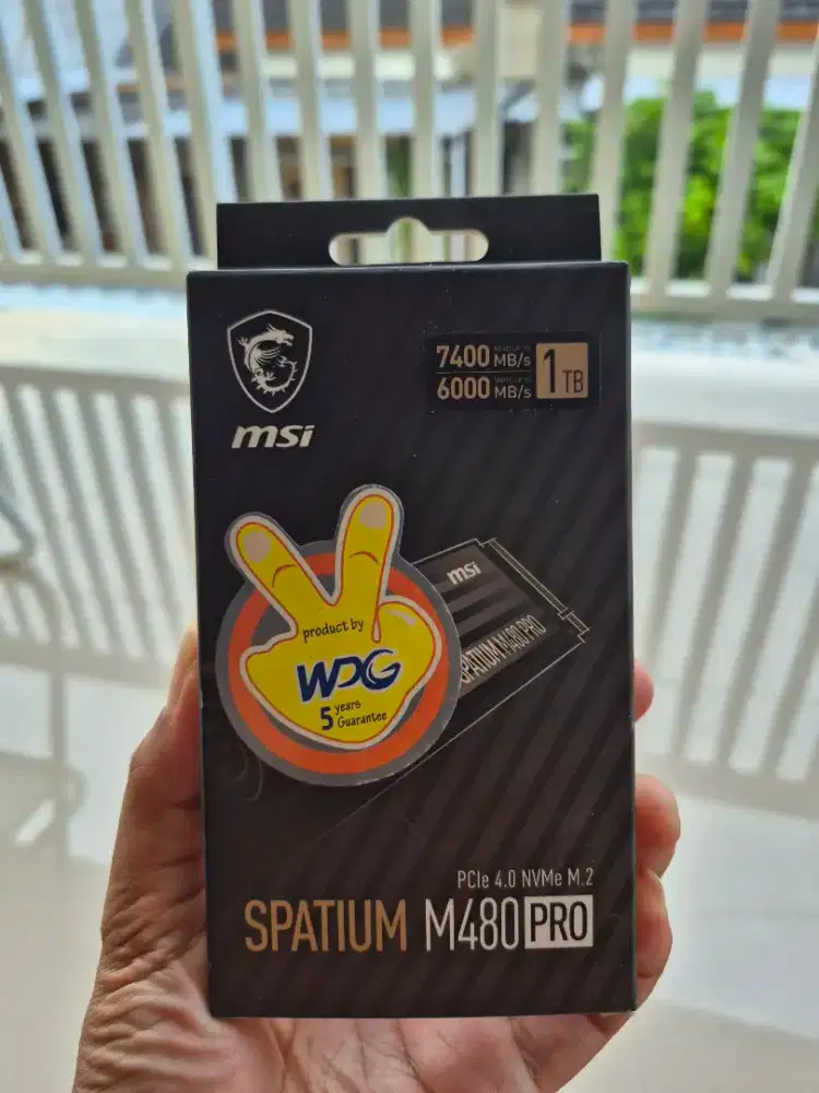 NVME 1TB MSI SPATIUM M480 PRO