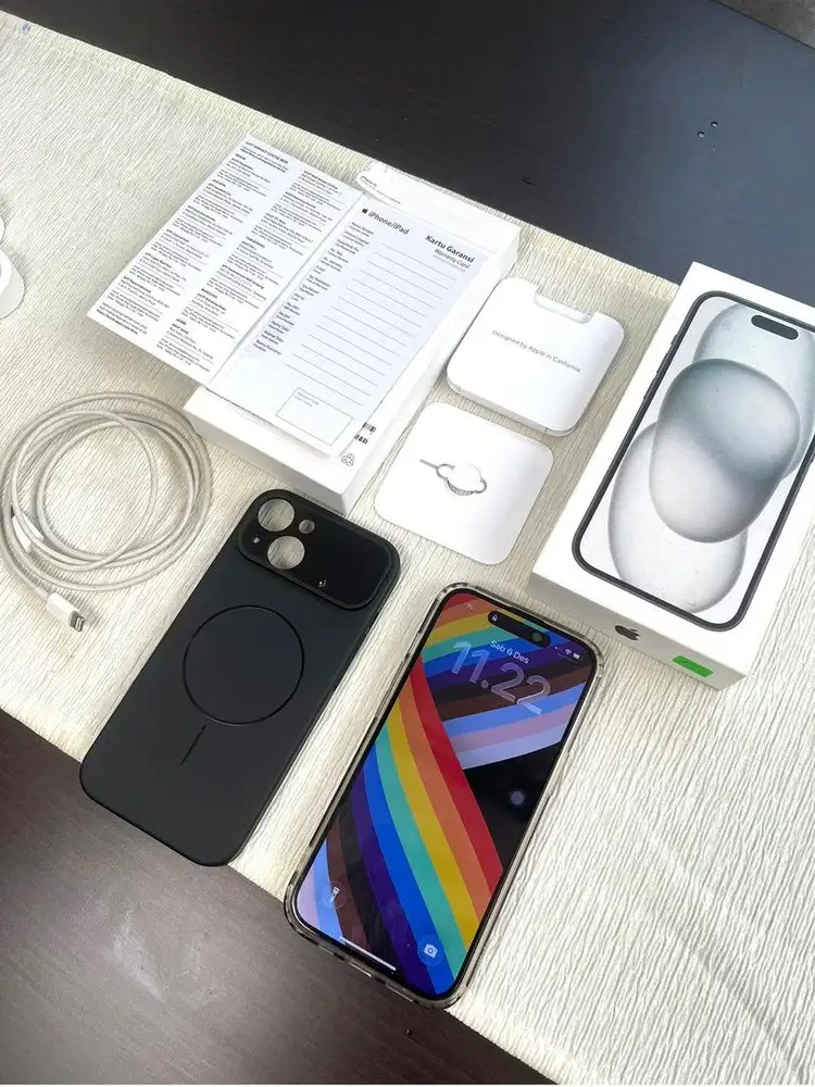 Iphone 15 128 ibox BH 100% Mulus garansi panjang