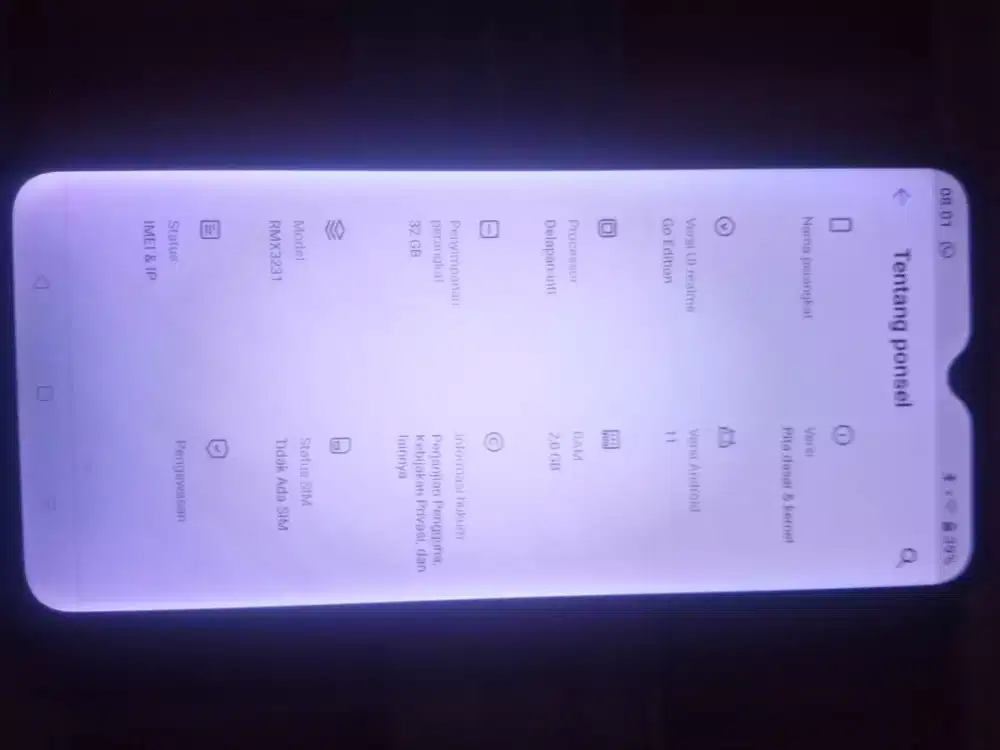 Jual hp realme c11 ram2/32