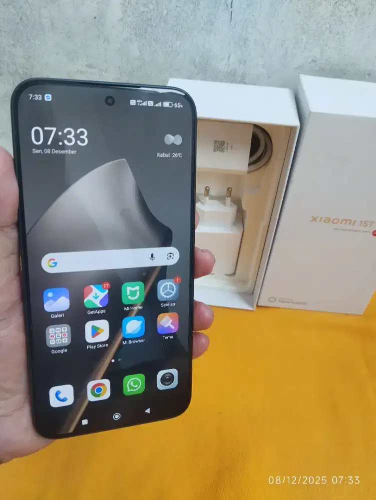 Xiaomi 15T 12/512 Fullset ori segel mulus no minus garansi On