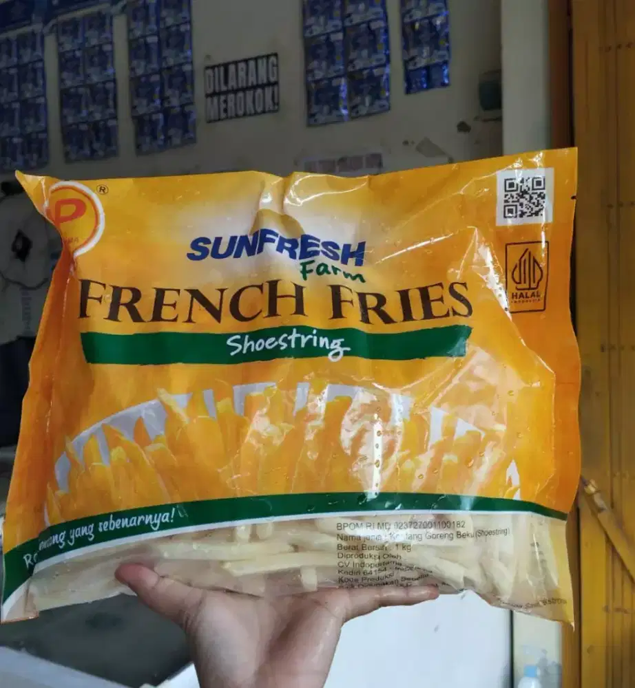 Frozen food kentang sunfresh
