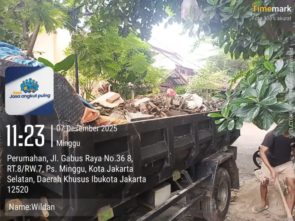 Jasa angkutan puing proyek