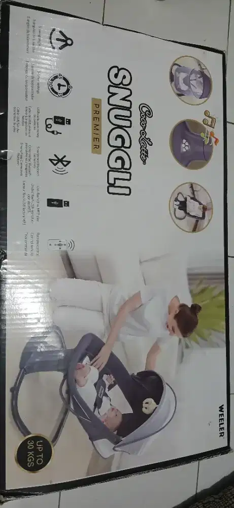Snuggli Premier (Tempat Tidur Bayi Portable Ayunan dan Musik)