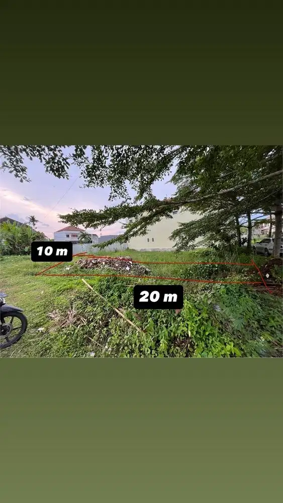 Tanah murah strategis sangat dekat kampus (10m x 20m)