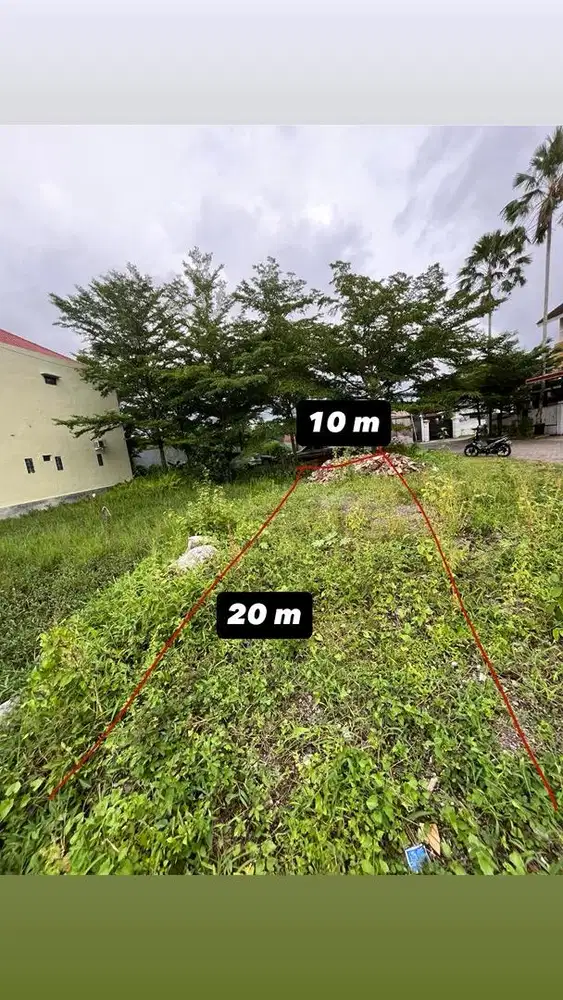 Tanah murah strategis dekat area kampus (10m x 20m)