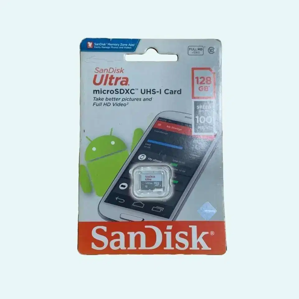 MICRO SD CARD SANDISK ULTRA 128GB SAND DISK ULTRA 128 GB MIKRO SD CARD