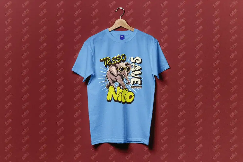 kaos suara tesso nillo taman nasional berbahan katun