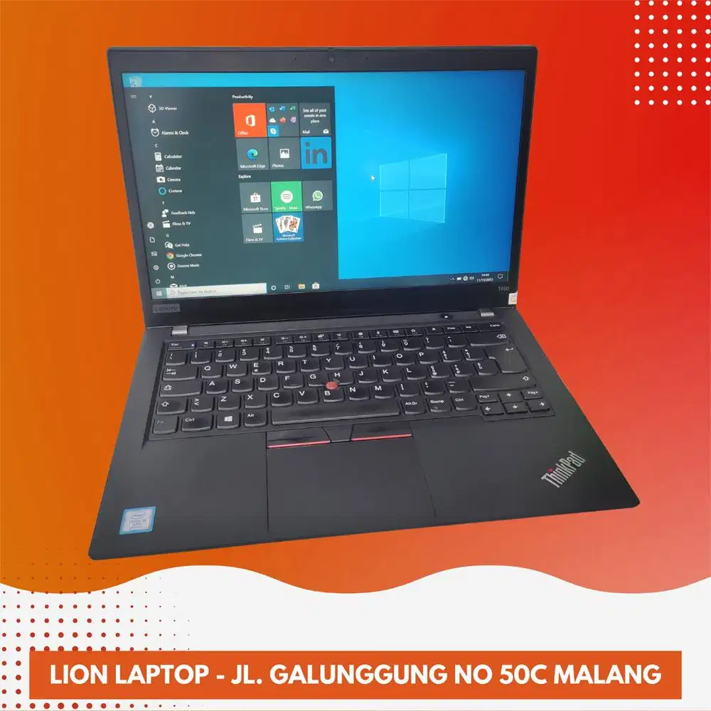 RAM 16GB i5 Gen 8 SSD 256GB Lenovo Thinkpad T490 [08|12]