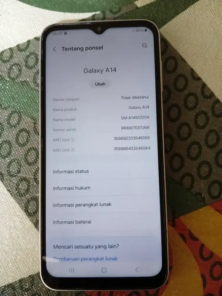 SAMSUNG A14 4/128 RESMI