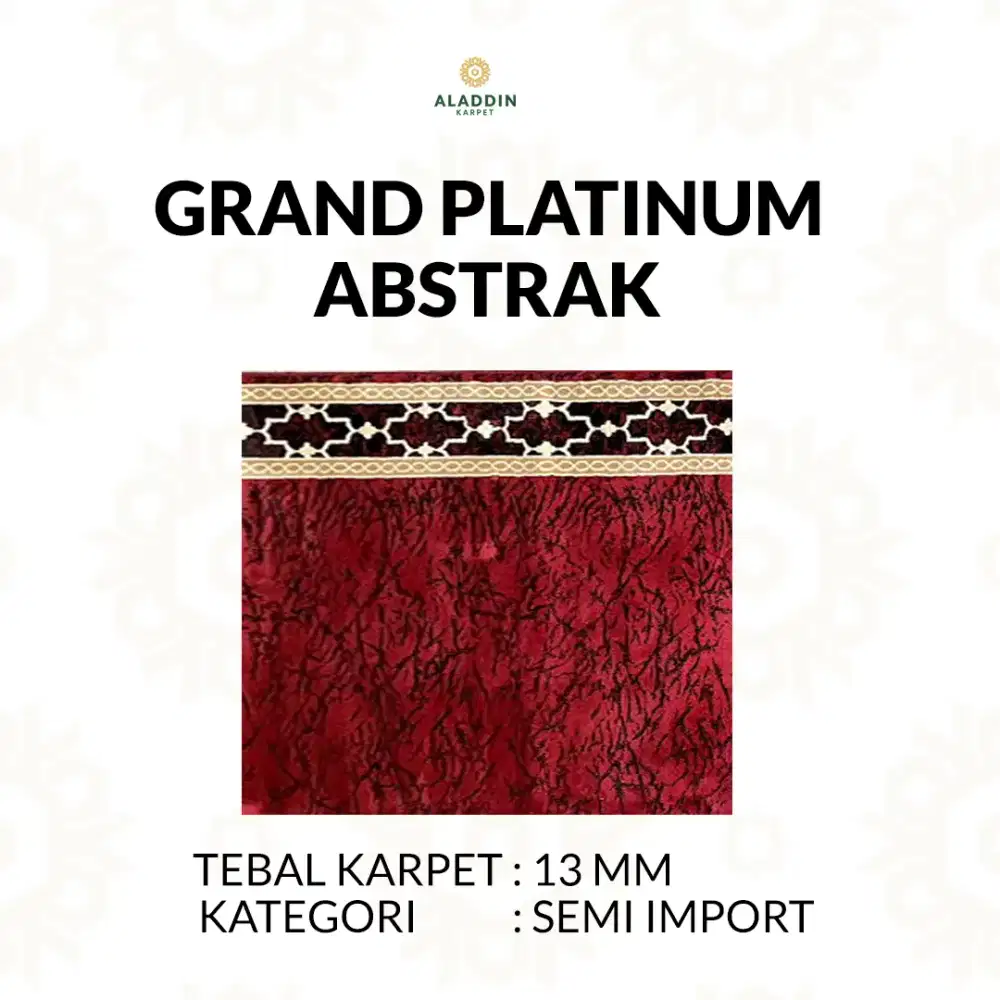 Jual karpet masjid lokal murah