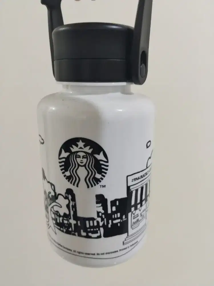 tumbler hitam putih lucu