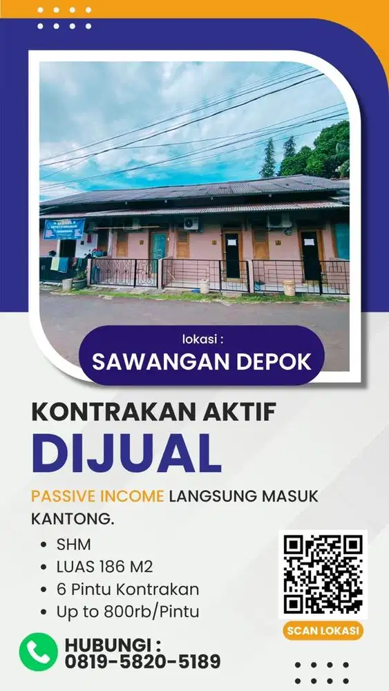 KONTRAKAN AKTIF DIJUAL