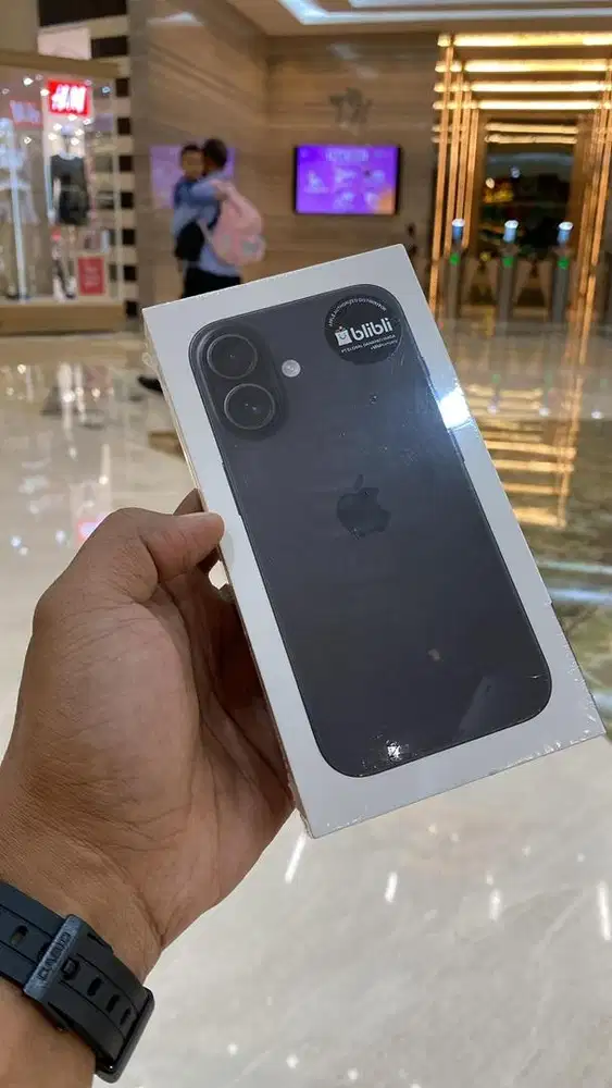 iPhone 16 256gb Black Resmi Blibli