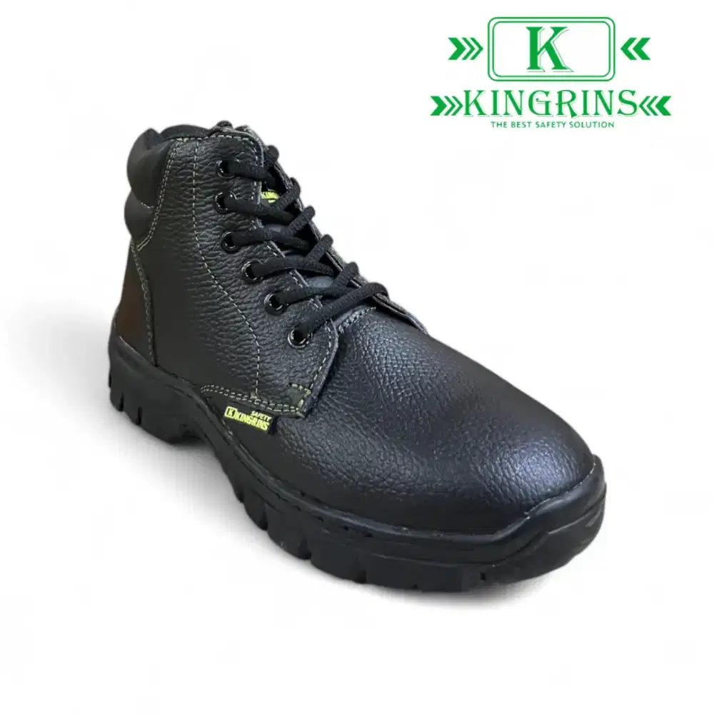 KINGRINS - Sepatu Safety Kingrins Yorin RB Hitam & Coklat
