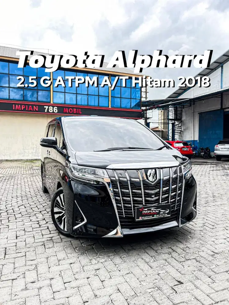 Toyota Alphard 2.5 G ATPM A/T Hitam 2018 glc 200 c200 2022 lexus lx570