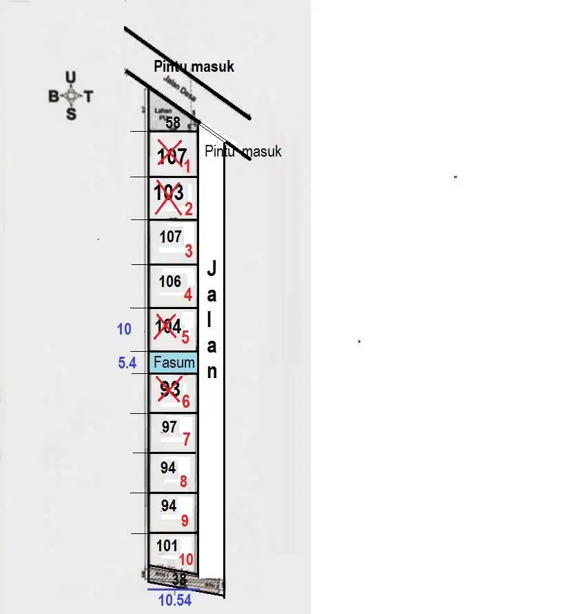 Hadap Timur. Perumahan Strategis, dan Nyaman. Bs KPR DP 0%