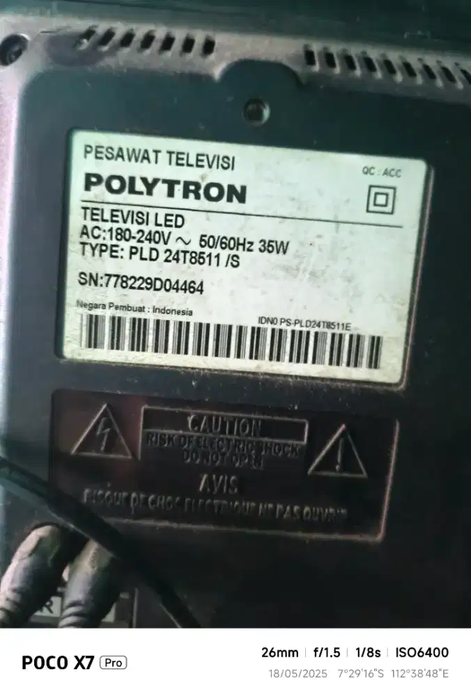 Tv polytron 24 inch belum digital