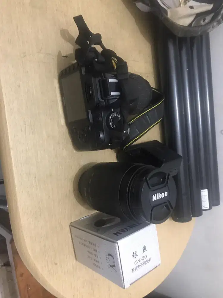 jual kamera d3200 nikon komplit